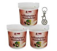 3 X 250ml Buckeye y Parra de Pullach Hof, Roßkastanien-balsam