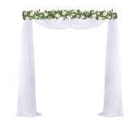 3 x 3 m arco de boda cuadrado, soporte de metal dorado con bases en T | 3 x 3 m, tubo cuadrado de 20 mm, hierro galvanizado, dorado, 10 kg, bases T estables, montaje sin herramientas