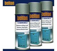 3 x 400 ml Belton Kwasny Special Hammerschlag Pintura Plata Líquida