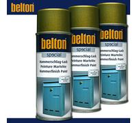 3 X 400 Ml Kwasny Belton Special Hammerschlag-Lack | Oro | Resistente Al Clima