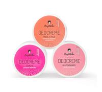 3 x 50 ml - Juego de desodorantes naturales - Crema desodorante natural sin sales de aluminio - vegano - bio