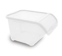 3 x apilables de residuos/reciclar/lavandería clasificación cajas de