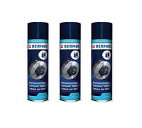3 x BERNER Limpiador de Frenos 500 ml Dosis Limpiador de Piezas BRAKE CLEANER