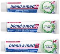 3 x Blend-a-med Kräuter Clean - Pasta de dientes de protección completa (75 ml)