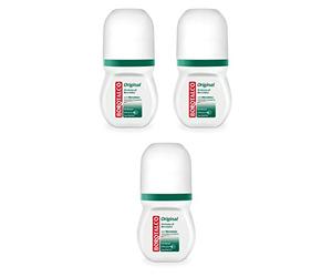 3 x Boro Talco de Roberts Desodorante Roll On Original 50 ml sin alcohol deoroller piel