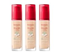3 x Bourjois Healthy Mix Clean and Vegan Foundation 30ml - 49.5N Fair Ivory