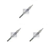 3 x Bujía de precalentamiento DT Spare Parts para ALFA ROMEO, AUDI, BEDFORD,