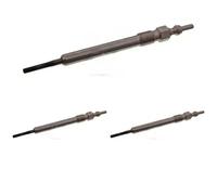 3 x Bujía de precalentamiento FEBI BILSTEIN para AUDI, FORD, MAN, PORSCHE,