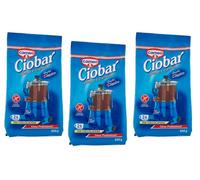 3 x Cameo Ciobar Professional Classico Preparación para chocolate caliente, 24 tazas sin gluten, 600 g