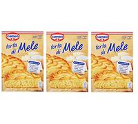 3 x Cameo Preparato per Torta di Mele Preparado para Pastel de Manzana Productos para Pastelería 308 g Mezcla para Pasteles