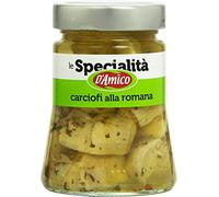 3 x D'Amico Carciofi alla Romana - Alcachofas con tallos con aceite de girasol (talla 280)