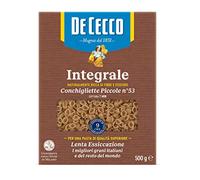 3 x De Cecco Conchigliette Piccole n°53 Integrali Pasta de grano entero 500 g