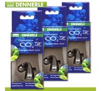 3 X DENNERLE CRYSTAL-LINE CO₂ Prueba De Larga Duración Mini Accesorios Acuario
