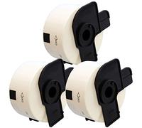 3 x DK11208 38mm x 90mm Etiquetas (400 Etiquetas por Rollo) Compatible con Brother P-Touch QL-500 QL-550 QL-560 QL-570 QL-700 QL-710W QL-720NW QL-800 QL-810W QL-820NWB QL-1050 QL-1100 QL-1110NWB