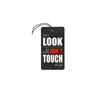 3 x DONT TOUCH MY CAR - Ambientador para Coche percha, Desodorante del Vehículo, Difusor de Perfume y Fragancia, Accesorios para automóviles/Regalo arbol de la fragancia