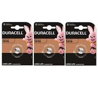 Duracell 1616 Litio 3V batería no-recargable - Pilas (Litio, Botón/moneda, 3 V, 10 piezas, CR1616, 55 mAh)