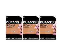 3 x Duracell 392/384 SR41 con óxido de plata (3 blísters de 1 batería) 3 pilas