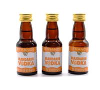 3 x Esencia de Vodka de Mandarina 25 ml - Quality Essences, Sin Alcohol