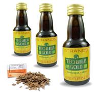 3 x Esencia Estilo Tequilla Gold 25ml - Sin Alcohol - Hasta 2,25L - Incluye Chips De Roble Francés 20g Gratis