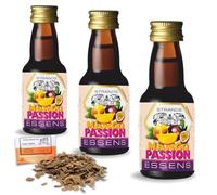 3 x Esencia Licor Mango Passion 25ml - Aroma Sin Alcohol Para 2,25L - Aroma Tropical Exótico