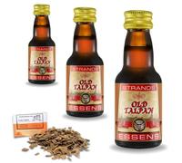 3 x Esencia Old Talpan 25ml - Sin Alcohol - Hasta 2,25L - Incluye Chips De Roble Francés 20g Gratis