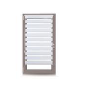 3 x Estores dobles sujeción fija Fácil montaje Sin perforaciones De tela Blanco