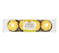 3 x Ferrero Rocher Chocolate Pralines Treat Pack 4 piezas (50 g) Twisty and Tasty Treat Gift Hamper, regalo de cumpleaños, Navidad, Pascua, regalo de agradecimiento vendido por Kidzbuzz
