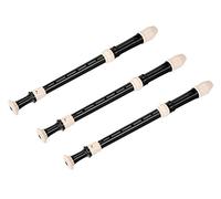 3 x Flauta Dulce Barroca Cantabile Clásica F-Alt F200B de Plástico Set