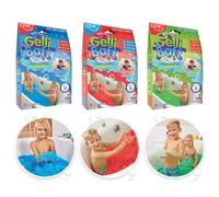 3 X Gelli Baff Bundle de Zimpli Kids Blue Red & Green Contre el agua en colorido Goo! Juguete para nios sensoriales y de bao
