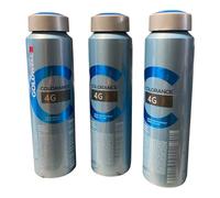 3 x Goldwell Colorance Tinte Intensiva 4G Castaño 120 ml Nuevo