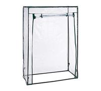 3 x Invernadero para Tomates, Acero y PVC, HBT: 150 x 100 x 50 cm, Invernadero para jardín y balcón, Transparente