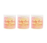 3 x Kinky Curly Original Curling Custard Natural Styling Gel 8oz - 236 ml (total 708 ml)