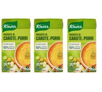 Knorr Passato di Carote e Porri puré de zanahorias y puerros Sopas listas plato para calentar 500ml