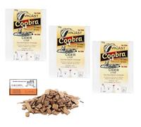 3 x Levadura de Sidra Coobre 10 g/25 - 30 l + Chips de Roble Francés 20 g - Levadura Para Sidra de Manzana y Pera, Levadura de Vino, Levadura de Sidra