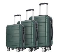 3 x Maletas de Viaje Juego o Set 3 piezas Rígidas Oferta, 1x Maleta de Cabina, 1x Mediana y 1x Grande. 4 Ruedas Dobles. Candado numérico. Equipaje, trolley. Material ABS. Resistentes. Asa telescópica.
