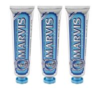 3 x Marvis Aquatic Mint Zahncreme je 85ml ein Hauch von Minze Marinefrische