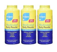 3 x MEDIPURE Medicated Body Powder 100% libre de talco, 200g (600g)
