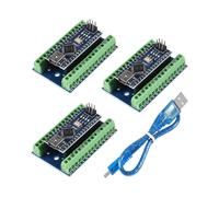3 X Módulo Soldado , Chip CH340 para , con Cable Micro-USB y 3 X Placa de Expansión Adaptador de Terminal