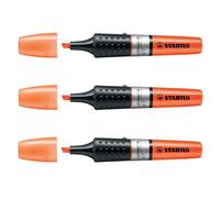3 x rojo Stabilo Luminator Highlighter Roker Pen 2 mm-fino/5 mm-ancho de líne...