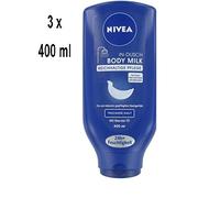 '3 x Nivea Body Leche en de ducha "Body Milk - para piel seca - 400 ml