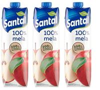 3 x Parmalat Santal I Classici Succo di Frutta Mela, zumo de fruta 100% de origen natural, refrescante, 1000 ml
