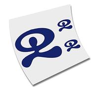 3 X PEGATINAS STICKER - VINILO - INDALO DE ALMERIA - VINYL AUFKLEBER AUTOCOLLANT - CORTE (Azul Colbalto)