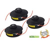 3 x Profesional Doble Cabezal de desbrozadora automática Bobina de Cable para Fuxtec Motorsense