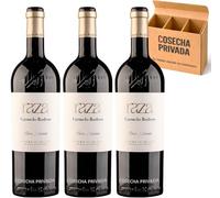 3 x Raza Carmelo Rodero Resrva - Envío 24 h - Ribera del Duero - Vino Regalo - Cosecha Privada (3 x Botella 75 cl, Raza)