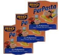 3 x Rio Mar Per Pasta 'alla Puttanesca', 160 g