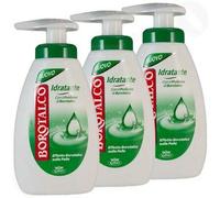 Borotalco, Jabón líquido con perfume de borotalco, fórmula hidratante y emoliente con ingredientes de origen natural, dermatológicamente probado, respeta el pH de la piel, bote de 250 ml