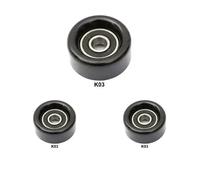 3 x Rodillo guía, correa trapezoidal dentada ASHIKA para HYUNDAI, KIA SORENTO