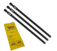3 x SabreCut AFSC152PH2_3 152 mm PH2 para Festool AF 55-DWP/DWC PH2-AF-55 Destornillador para paneles de yeso intercalado con alimentación automática Broca para pistola