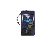3 x Save The Manuals - Ambientador para Coche percha, Desodorante del Vehículo, Difusor de Perfume y Fragancia, Accesorios para automóviles/Regalo arbol de la fragancia