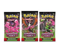 3 x Shrouded Fable Booster Pokemon - 3 Boosters con 10 cartas por booster - Inglés + Heartforcards® protección de envío